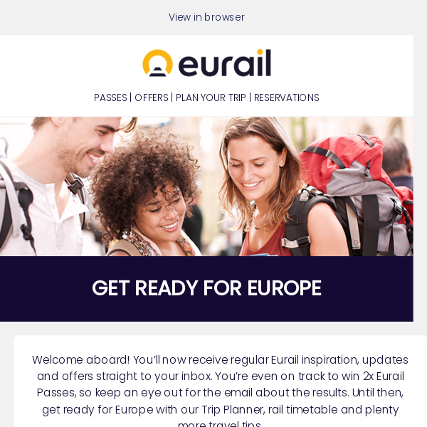 Welcome to the Eurail Community! 🚆