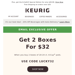 As good as gold, get 2 boxes for $32!