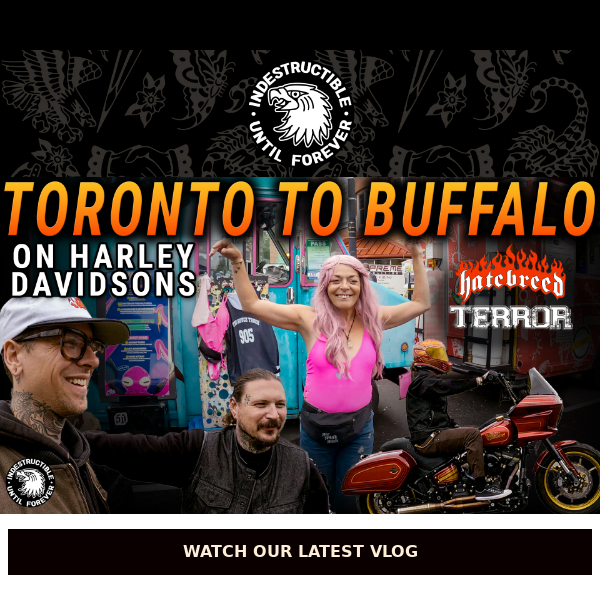 Toronto to Buffalo, NY on Harley Davidsons