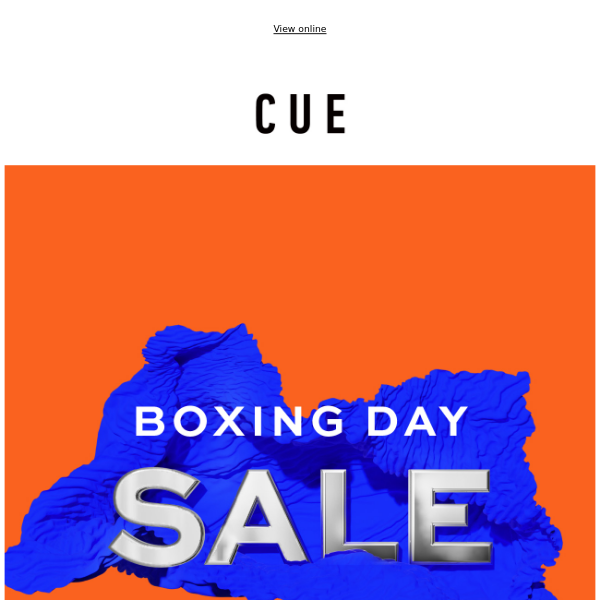 BOXING DAY SALE