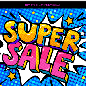 Our Super Sale is on!! 💲🛍️