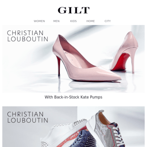 Christian Louboutin With Back-in-Stock Kate Pumps | Christian Louboutin Men