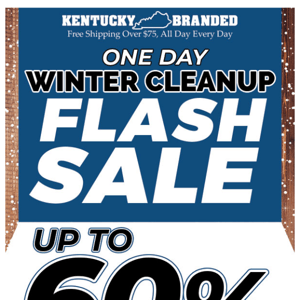 Flash Sale! One Day Only!