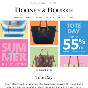 TOTES FROM JUST $119 NOW!