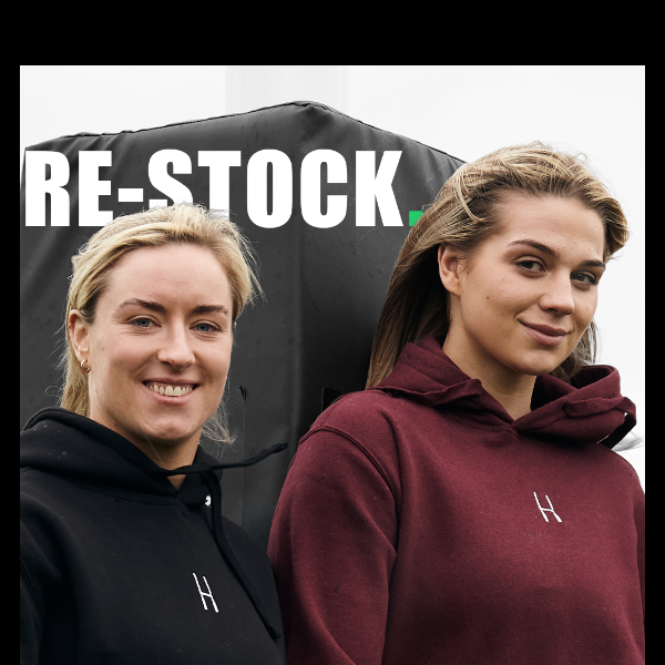 🏉 Hoodies Re-Stocked In 4 Colours!