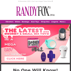 Discreet Stocking Stuffers at Randy Fox! 📦