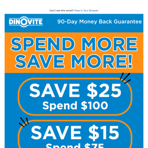 Don't miss this: Spend more, Save more! 🤑