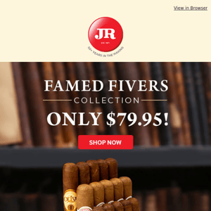 12-Hour ⚡ Flash ⚡ Sale: Famed Fivers Collection only $79.95