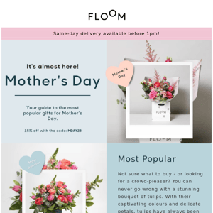 Trends for Mother's Day 🌷