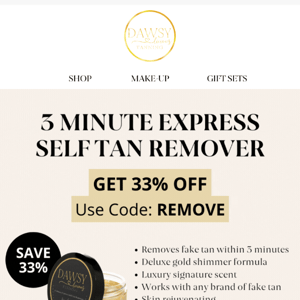 TRENDING: 3 Minute Tan Remover🥵