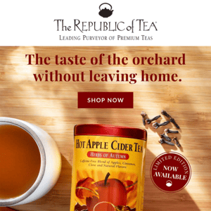 This Favorite Fall Tea is Back - But Not For Long!