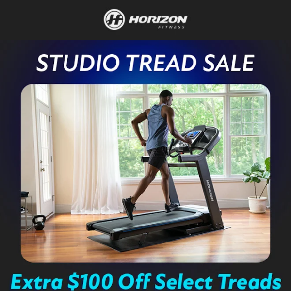 Get Fit for Less: $100 off Our Top-Rated Studio Treadmills!