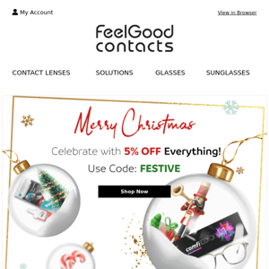 Merry Christmas Feel Good Contacts🎅🎁