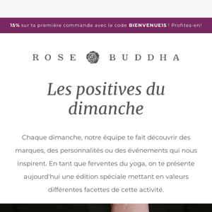 Les positives du dimanche: édition yoga