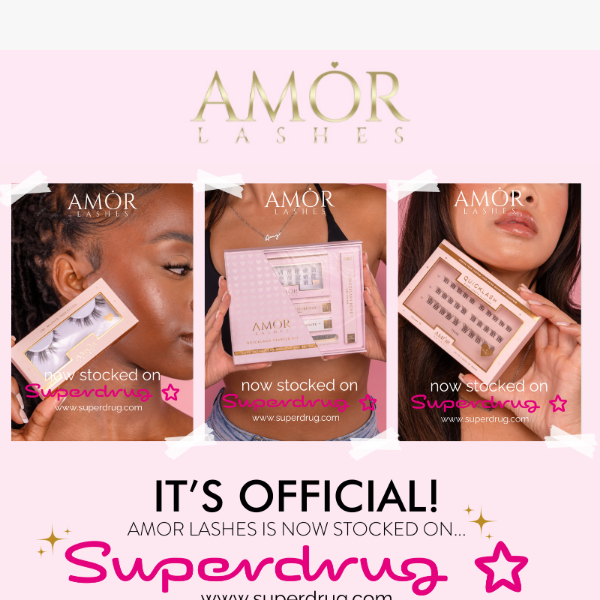 Amor Lashes X Superdrug💖