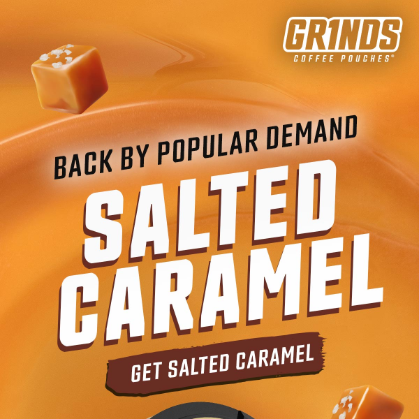 Have you heard? SALTED CARAMEL IS BACK!