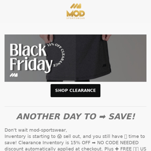 Black Friday Savings on Saturday! 