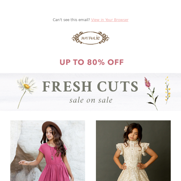 Fresh Cuts ✂️ Up to 80% Off