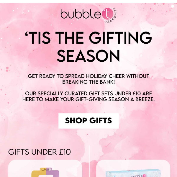 Gifts under £10 🎁
