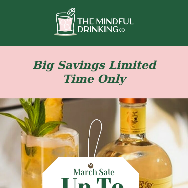 The Mindful Drinking Co, Spring Is Here, Shop March Deals!