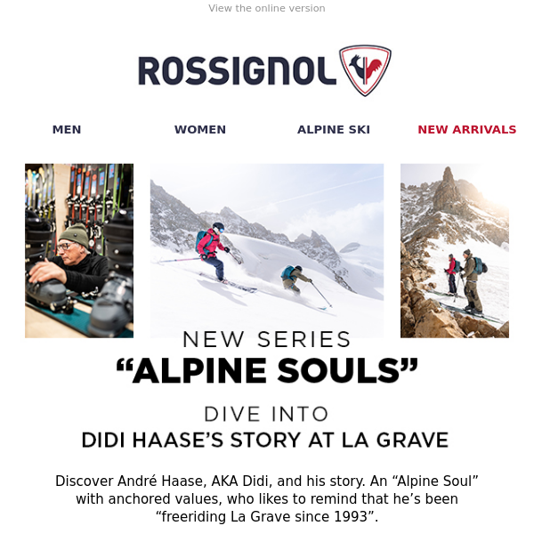 🎬 Watch our news series Alpine Souls @La Grave
