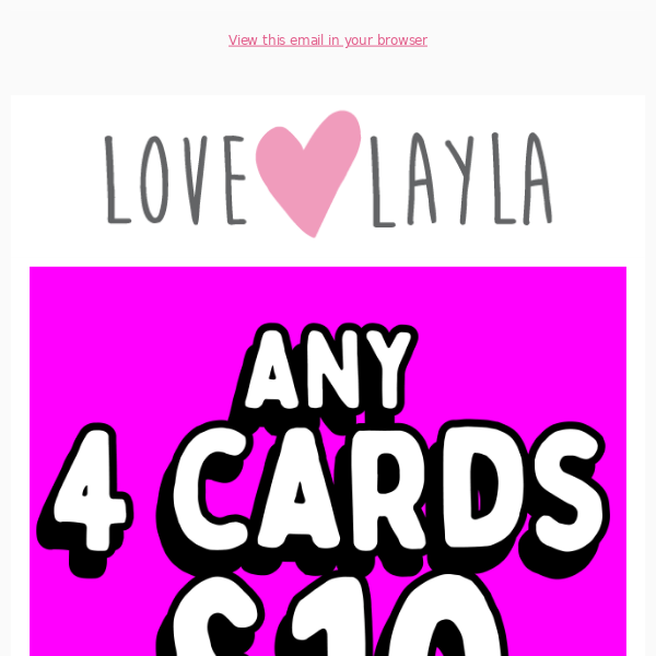 Love Layla Designs Don't forget a Valentine's Day Card 💜