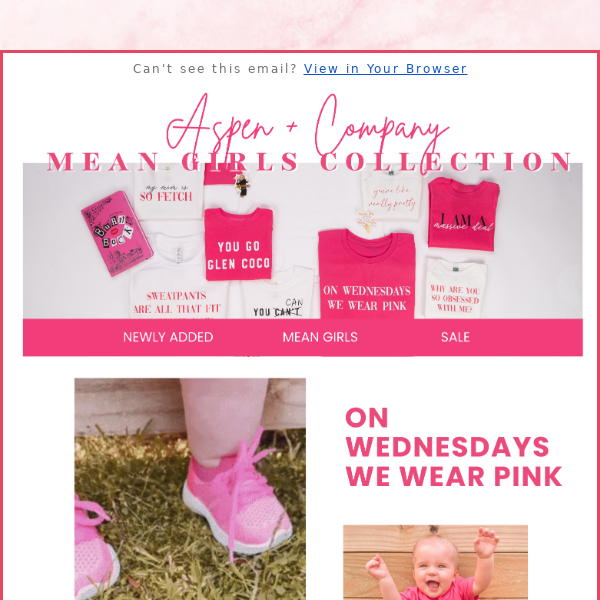 On Wednesdays We Wear PINK 💞 Checkout our Mean Girls Collection!!