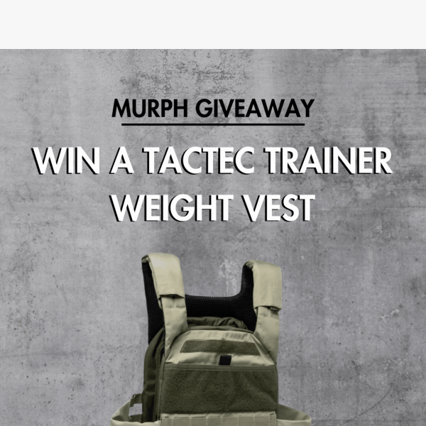 WIN - A Weighted Vest