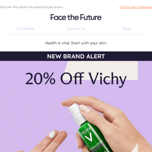 NEW BRAND ALERT 🚨 Vichy Is Here Face the Future!