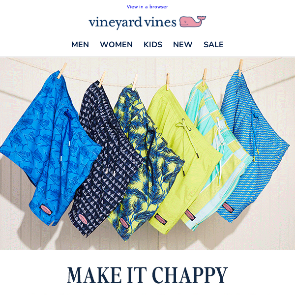 Just In: All New (Even Better) Chappy Swim Trunks