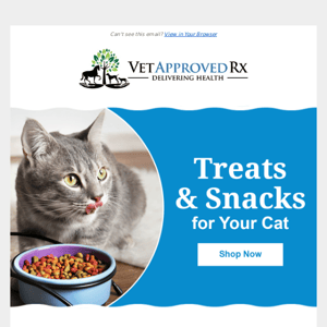 How about a snack for your cat? 😺