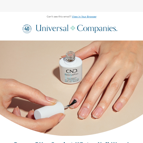 Do Your Clients Have Winter Nail Woes? Come to the Rescue with CND!