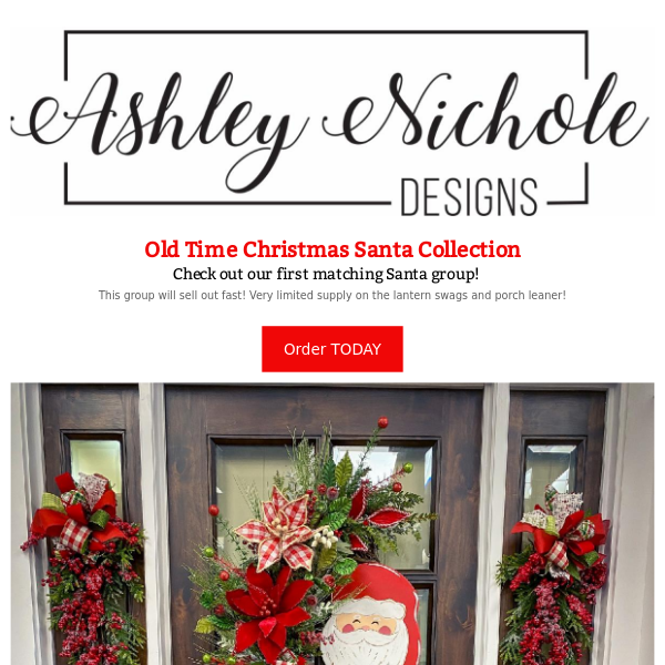 Unveiling the Exclusive Christmas Santa Matching Set at Ashley Nichole Designs! 🎅