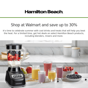 Save up to 🔥 30% 🔥 on Hamilton Beach at Walmart