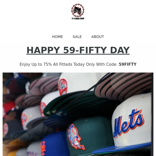 CELEBRATE 5/9 FIFTY WITH A SUBSCRIBER ONLY SALE