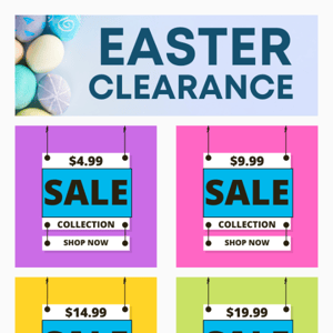 Easter Sale Ends In 5 Hours!!