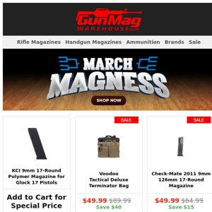 Is Your March Magness Bracket Still Perfect? | Remington UMC 147gr FMJ 50 Rounds For $14.99 A Box