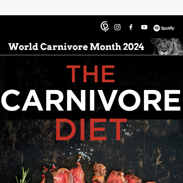 World Carnivore Month is Here !🥩🦁