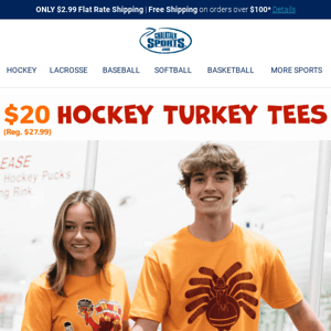 Gobble Up 2022 Hockey Turkey Tees 🦃