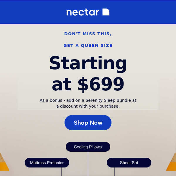 Final Hours: Nectar Queen size for only $699 ⏰