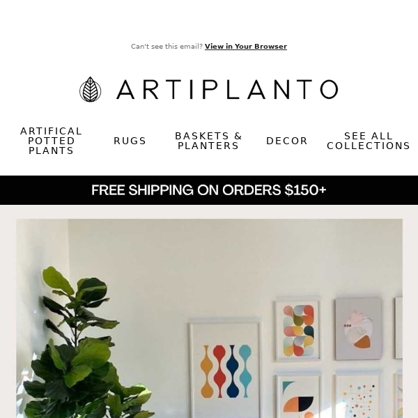 🌿The Sale Started Early — Save Up to 50% on Home Decor Artiplanto