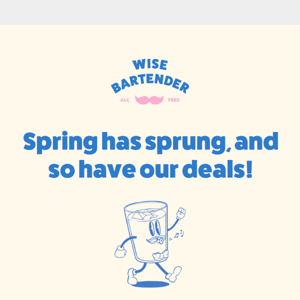 Spring has sprung, and so have our deals! 🍻