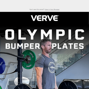 🤑  Save 23% on VERVE BE> Olympic 🏋️‍♂️ Bumper Plates
