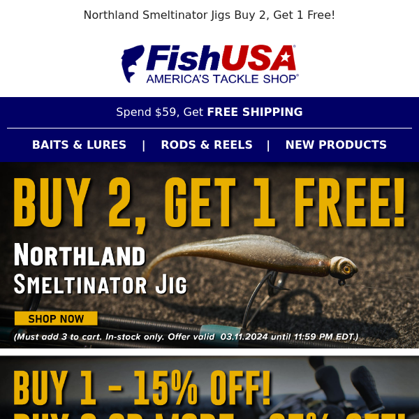 Add to Your Arsenal, Save up to 25% on FishUSA Flagship Rods!