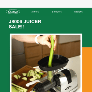 Save 20% on Our Most Popular Juicer!