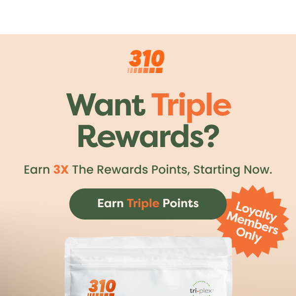 Triple Rewards Points Starts NOW! 🤩