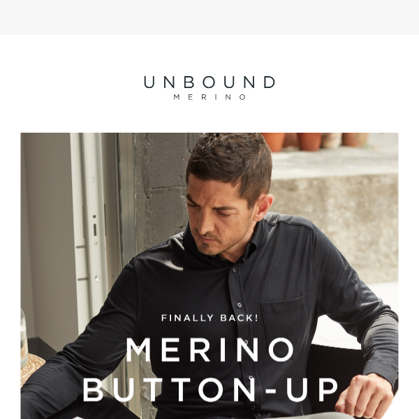 It's back! | Merino Button-Up