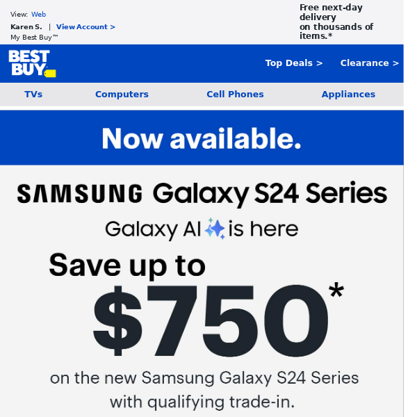 WOW - find out how you can save on this new Samsung Galaxy S24 Series!