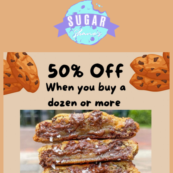 50% Off Chocolate Chips