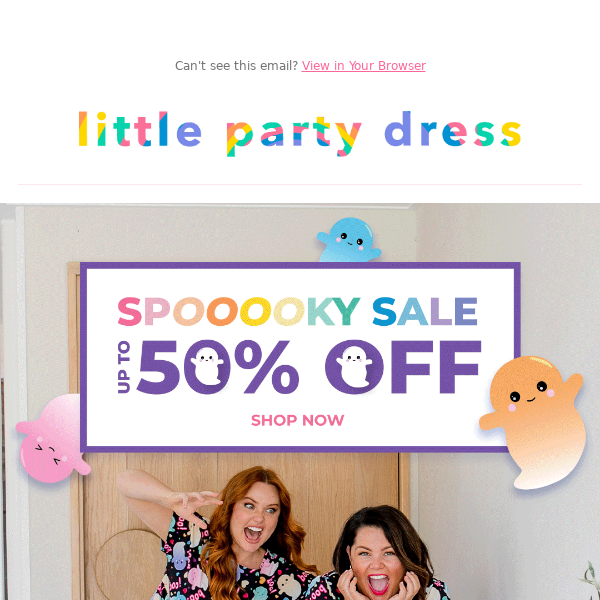 👻 The Spoooooky SALE: Up to 50% off. 🎃